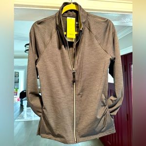 BNWT All in Motion Gray Zip-Up